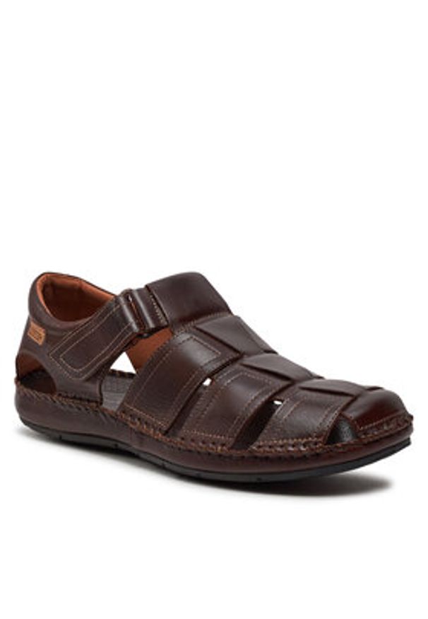 Pikolinos Sandały 06J-5433 Brązowy. Kolor: brązowy. Materiał: skóra