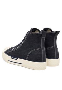 Karl Lagerfeld - KARL LAGERFELD Trampki KL50455D Granatowy. Kolor: niebieski. Materiał: materiał #6