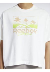 Reebok T-Shirt Classics Summer Graphic T-Shirt H49281 Biały. Kolor: biały. Materiał: bawełna #5