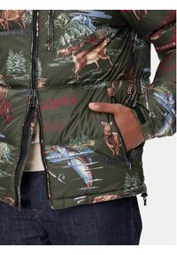 Polo Ralph Lauren Kurtka puchowa 710977071001 Zielony Regular Fit. Typ kołnierza: polo. Kolor: zielony. Materiał: syntetyk #5