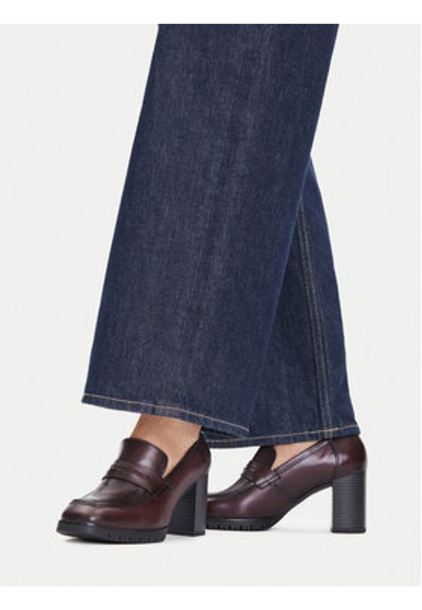 Lasocki Półbuty CEO-WB-GIADA-01C Bordowy. Kolor: czerwony. Materiał: skóra