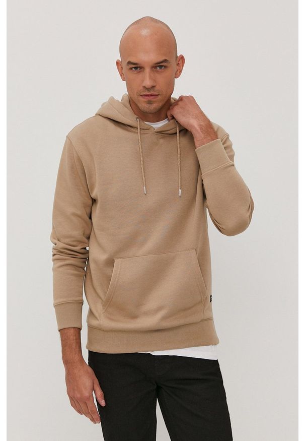 Jack & Jones - Bluza. Okazja: na co dzień. Kolor: beżowy. Styl: casual