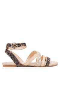 Bronx Sandały New-Skyler 85043-PW Beżowy. Kolor: beżowy. Materiał: skóra #1