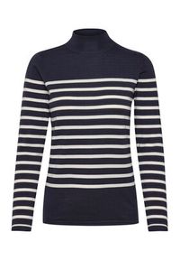 Saint Tropez Sweter 30512572 Niebieski Classic Fit. Kolor: niebieski. Materiał: wiskoza