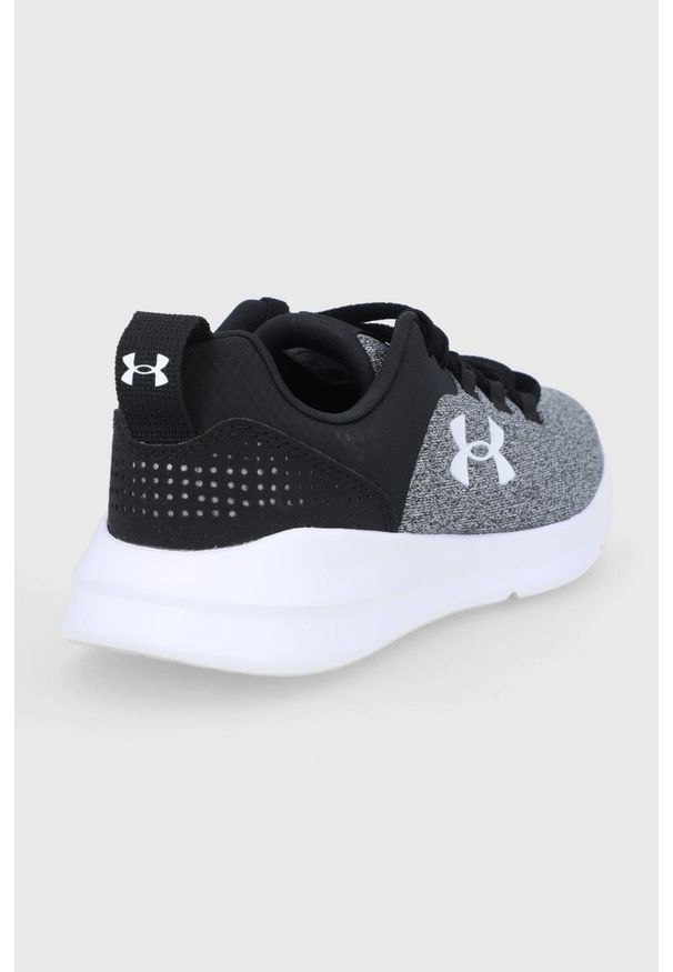 Under Armour - Buty Essential. Nosek buta: okrągły. Zapięcie: sznurówki. Kolor: czarny. Materiał: guma
