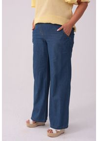 Nasi partnerzy - Jeansowe spodnie damskie Jeangaliny-06 Relaxed FIX PLUS SIZE XXL LATO. Okazja: na co dzień. Kolekcja: plus size. Materiał: jeans. Sezon: lato. Styl: casual, klasyczny, elegancki #1