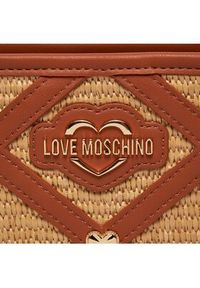 Love Moschino - LOVE MOSCHINO Torebka JC4311PP0IKO110A Brązowy. Kolor: brązowy. Materiał: skórzane #4