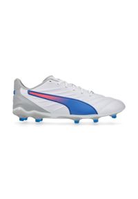 Puma - Buty piłkarskie męskie PUMA King Pro FG/AG. Kolor: szary, biały, wielokolorowy, niebieski. Sport: piłka nożna