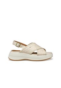 Sandały damskie Geox Spherica Ecub-3 S B. Kolor: beżowy. Sezon: lato #1