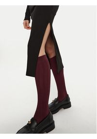 Calvin Klein Jeans Sukienka dzianinowa J20J224456 Czarny Slim Fit. Kolor: czarny. Materiał: bawełna #4