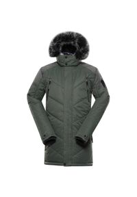 ALPINE PRO - Wodoodporna zimowa kurtka dla mężczyzn Alpine Pro Icyb 7 2XL. Kolor: niebieski. Sezon: zima. Sport: turystyka piesza