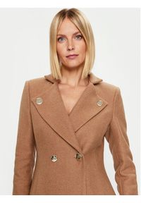 Rinascimento Płaszcz wełniany CFC0114942003 Brązowy Regular Fit. Kolor: brązowy. Materiał: wełna, syntetyk #6