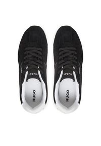 Hugo - HUGO Sneakersy Kiria Runn hsdme 50541592 Czarny. Kolor: czarny. Materiał: skóra, zamsz #6