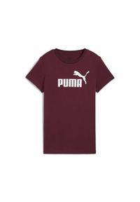 Puma - Damska koszulka z logo ESS No. 1 PUMA Ruby Shimmer Red. Kolor: czerwony. Sport: fitness
