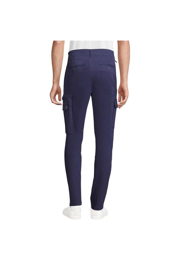 SOL'S - Męskie Spodnie Docker. Kolor: niebieski. Sezon: lato. Sport: turystyka piesza