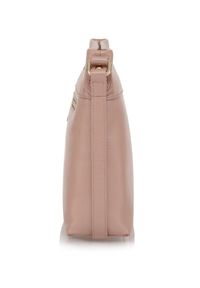 Ochnik - Skórzana torba damska na ramię z kieszonką. Kolor: różowy. Materiał: skórzane. Styl: casual. Rodzaj torebki: na ramię #6
