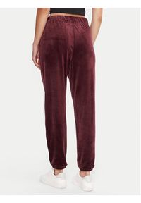 DKNY Sport Spodnie dresowe DP5P3702 Bordowy Regular Fit. Kolor: czerwony. Materiał: syntetyk #3