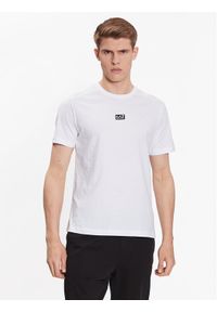 EA7 Emporio Armani T-Shirt 3RPT05 PJ02Z 0100 Biały Regular Fit. Kolor: biały. Materiał: bawełna