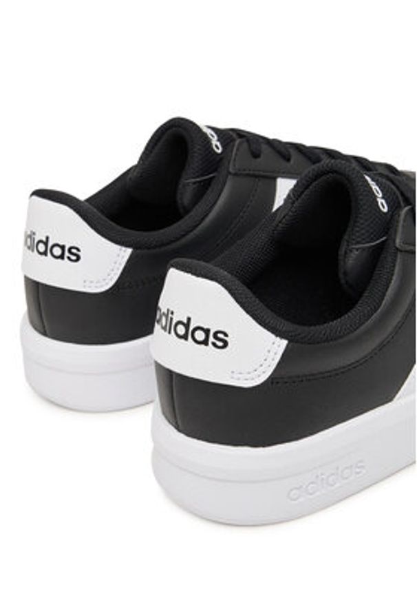 Adidas - adidas Sneakersy Grand Court 3.0 JP9366 Czarny. Kolor: czarny. Materiał: skóra