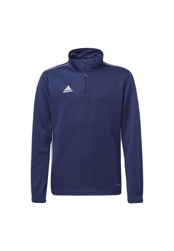Adidas - Bluza piłkarska dla dzieci adidas Core 18 Training Top JUNIOR. Kolor: biały, wielokolorowy, niebieski. Sport: piłka nożna