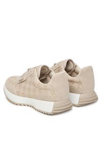 DKNY Sneakersy Naples K3522140 Beżowy. Kolor: beżowy. Materiał: materiał #4