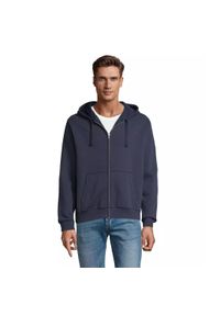 SOL'S - Bluza z kapturem i zamkiem błyskawicznym Sol's Spike. Typ kołnierza: kaptur. Kolor: niebieski #1