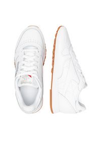Reebok Sneakersy CLASSIC LEATHER 100008495 Biały. Kolor: biały. Materiał: skóra. Model: Reebok Classic #7