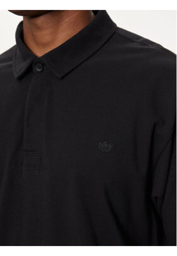 Adidas - adidas Polo Premium Essentials HR8677 Czarny Loose Fit. Typ kołnierza: polo. Kolor: czarny. Materiał: bawełna