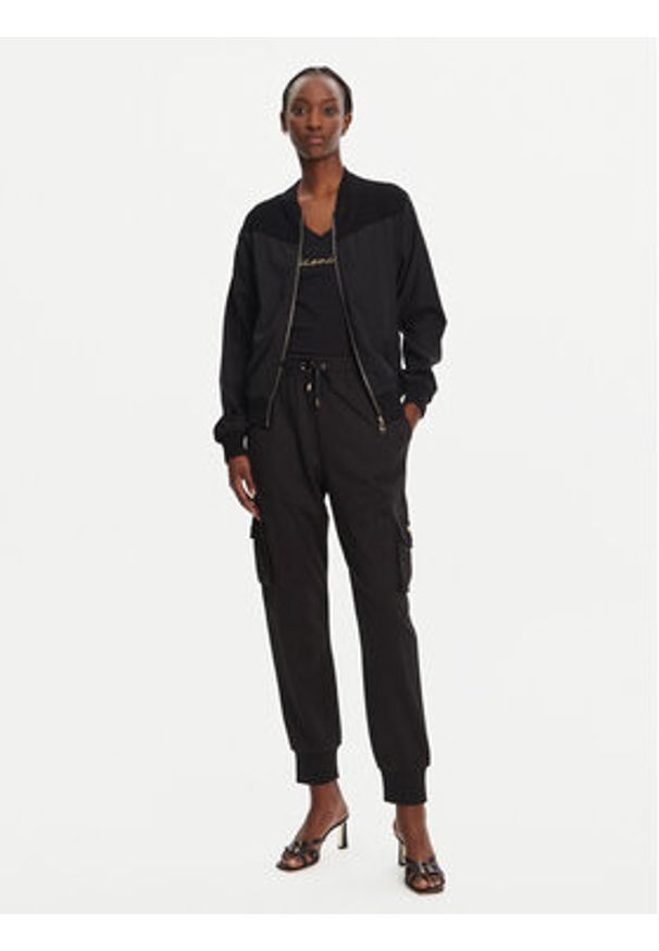 Liu Jo Sport Bluza TA5071 T2900 Czarny Regular Fit. Kolor: czarny. Materiał: syntetyk. Styl: sportowy