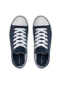 TOMMY HILFIGER - Tommy Hilfiger Trampki Low Cut Lace-Up Sneaker T3X4-32207-0890 S Granatowy. Kolor: niebieski. Materiał: materiał #4