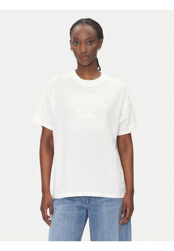 ViCOLO T-Shirt RD0119 Biały Regular Fit. Kolor: biały. Materiał: bawełna