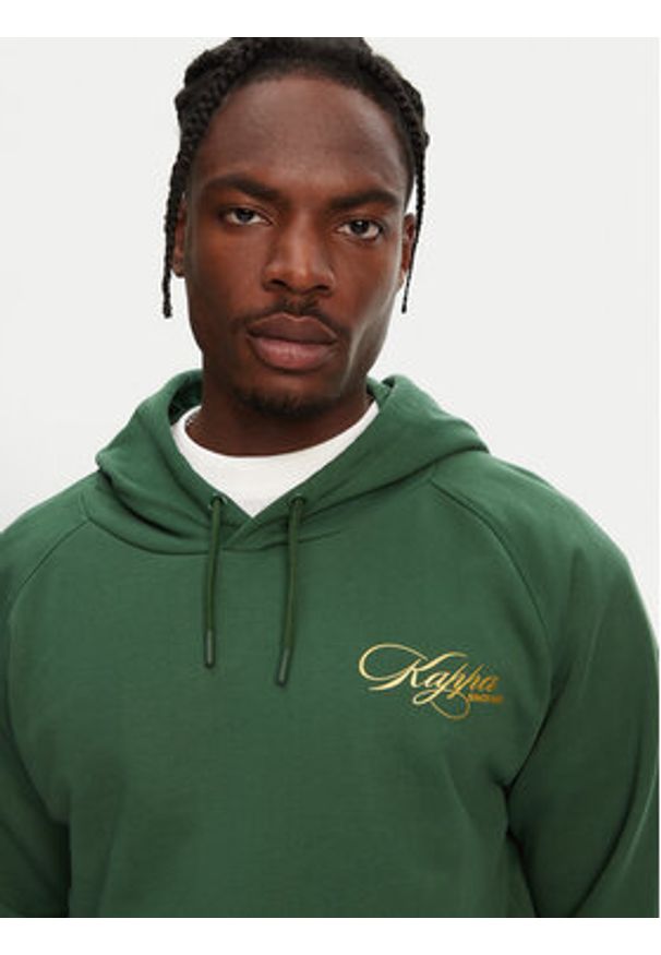 Kappa Bluza Nilufer 341T54W Zielony Regular Fit. Kolor: zielony. Materiał: bawełna