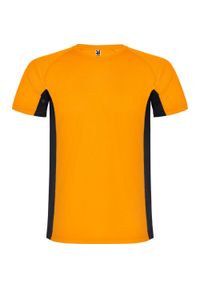 ROLY - Męska Koszulka Sportowa Z Krótkim Rękawem Shanghai. Kolor: wielokolorowy, pomarańczowy, czarny. Długość rękawa: krótki rękaw. Długość: krótkie