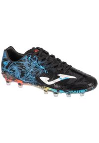 Buty piłkarskie korki męskie, Joma Super Copa 24 SUPS FG. Kolor: wielokolorowy, czarny, niebieski. Materiał: materiał, syntetyk. Sport: piłka nożna