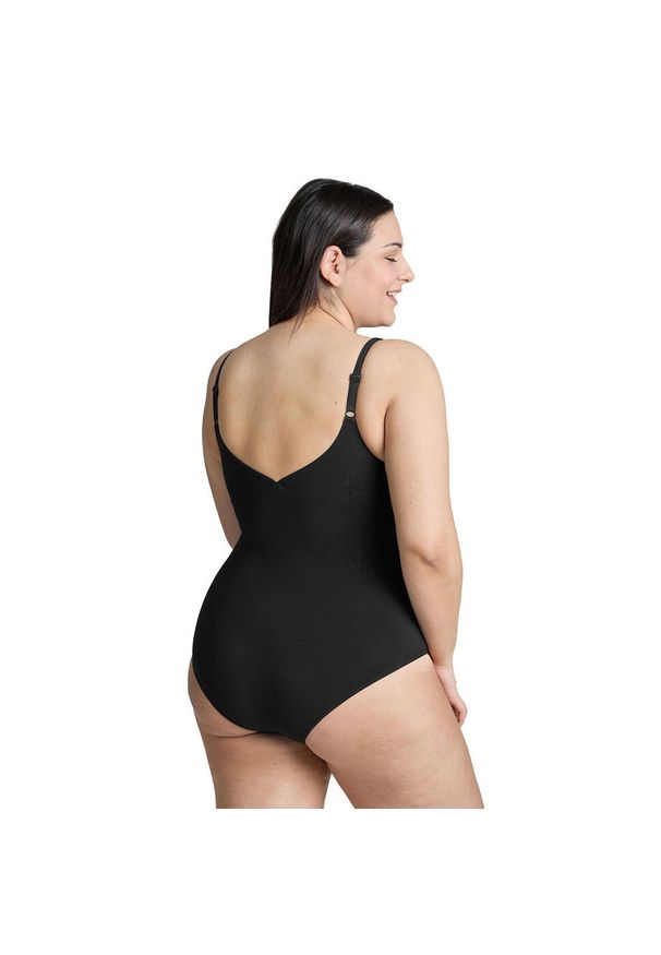 Damski kostium kąpielowy 1-częściowy Arena Jewel Plus R. Kolor: czarny, wielokolorowy, biały