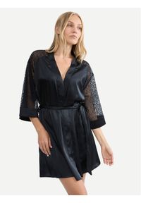 Triumph Szlafrok A Weekend To Remember 10227185 Czarny. Kolor: czarny. Materiał: syntetyk #1