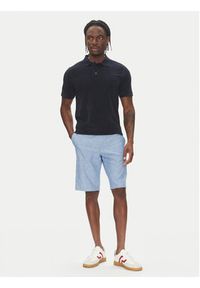 Lindbergh Polo 30-404263 Granatowy Relaxed Fit. Typ kołnierza: polo. Kolor: niebieski. Materiał: bawełna #4