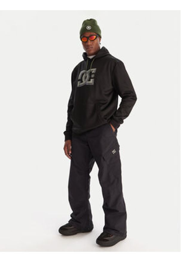 DC Bluza Snowstar ADYFT03417 Czarny Regular Fit. Kolor: czarny. Materiał: syntetyk