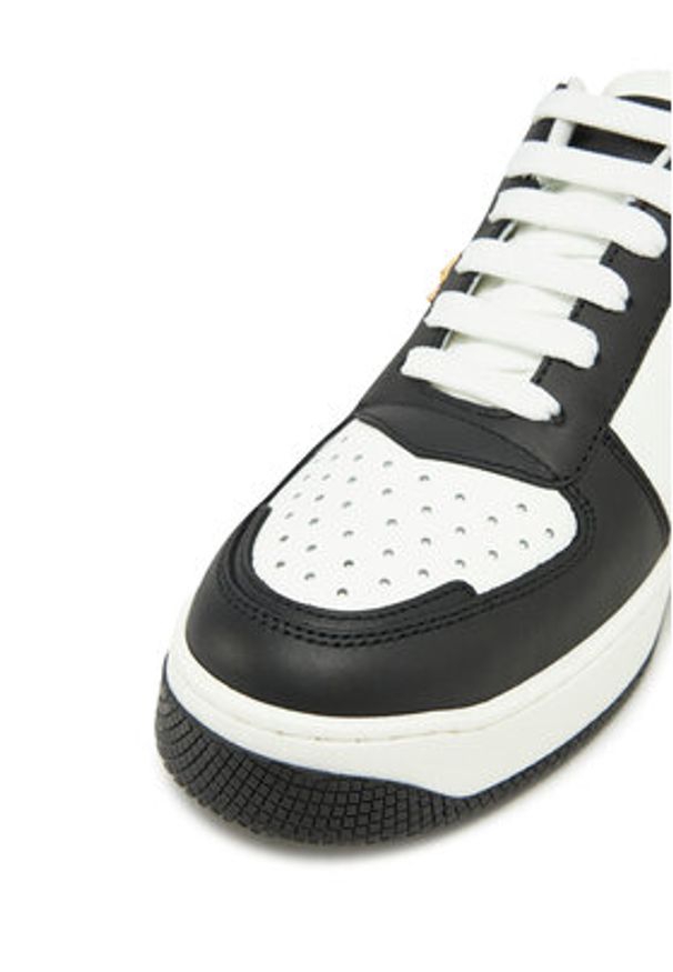 Elisabetta Franchi Sneakersy SA-49G-51E2-V400 Biały. Kolor: biały. Materiał: skóra