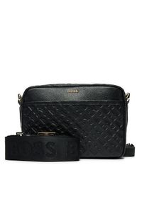 BOSS Torebka Alyce Crossbody 50529366 Czarny. Kolor: czarny. Materiał: skórzane