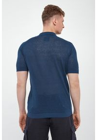 Aeronautica Militare - Polo męskie lniane AERONAUTICA MILITARE. Typ kołnierza: polo. Materiał: len #2