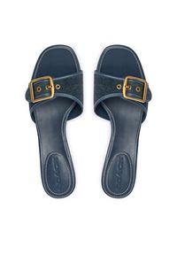Coach Klapki CDE74 Z0L Granatowy. Kolor: niebieski. Materiał: skóra #2