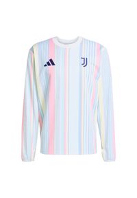 Adidas - Długi rękaw koszulka przedmeczowa Juventus Turyn 2025/26. Kolor: biały. Długość rękawa: długi rękaw. Długość: długie. Sport: piłka nożna #1