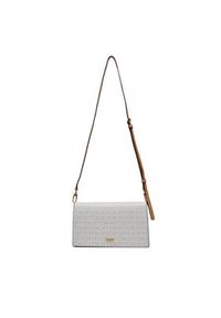 DKNY Torebka Farah Clutch R4255E37 Biały. Kolor: biały. Materiał: skórzane