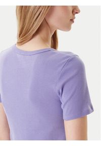 United Colors of Benetton - United Colors Of Benetton T-Shirt 3GA2E16A2 Fioletowy Regular Fit. Kolor: fioletowy. Materiał: bawełna #4