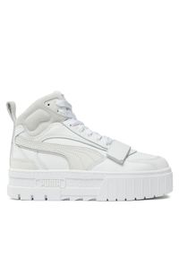 Puma Sneakersy Mayze Mid PRM Wns 393083 02 Biały. Kolor: biały. Materiał: skóra