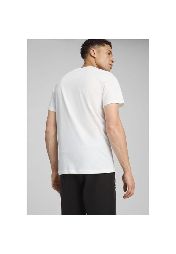 Puma - Męska koszulka ftblCULTURE Borussia Mönchengladbach PUMA White. Kolor: biały. Materiał: guma. Wzór: nadruk