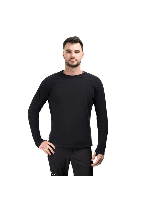 Koszulka Trekkingowa Męska Naturehike Crew Neck Reversible czarna l. Kolor: czarny. Sport: turystyka piesza