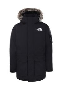 Kurtka turystyczna zimowa męska The North Face M Recycled Mcmurdo Parka. Kolor: czarny. Sezon: zima. Sport: turystyka piesza