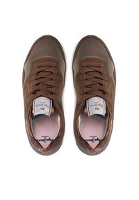 Pepe Jeans Sneakersy London W Sequins PLS31382 Brązowy. Kolor: brązowy. Materiał: materiał #5